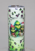 20 oz Green Leopard Man