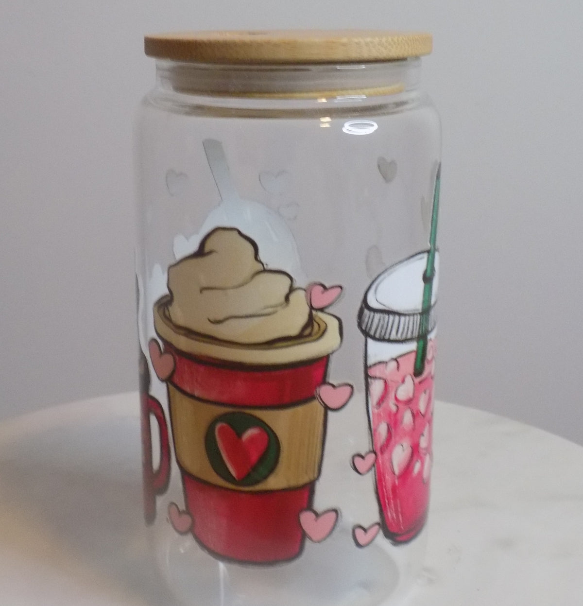 16oz Pink Coffee tumbler