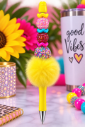 Yellow fur pen