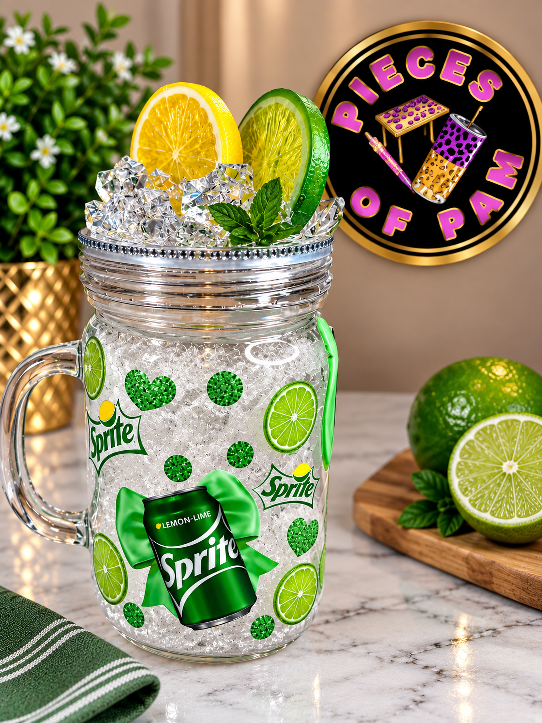 Sprite inspired tumbler