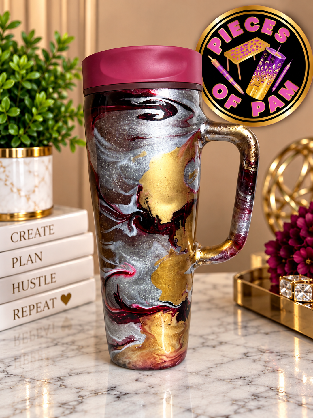 20 oz leakproof insulated tumbler