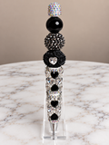 Black heart inspired pen