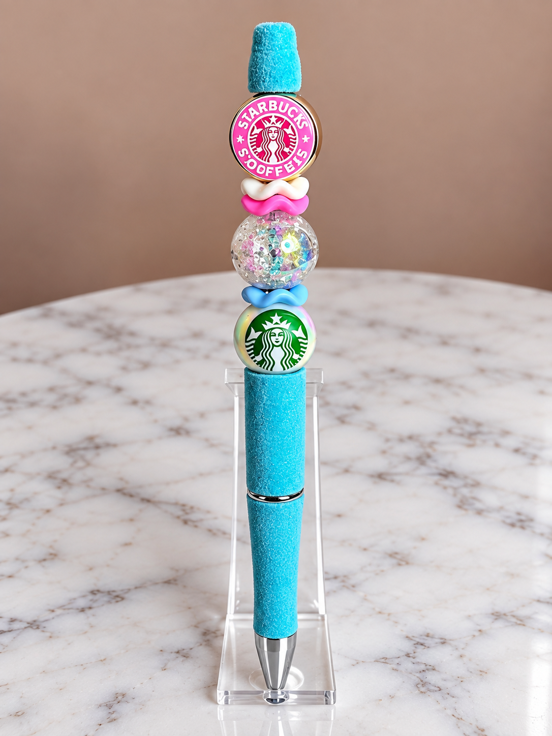 Coffee inspired velvet pen