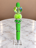 Neon Green beaded pen