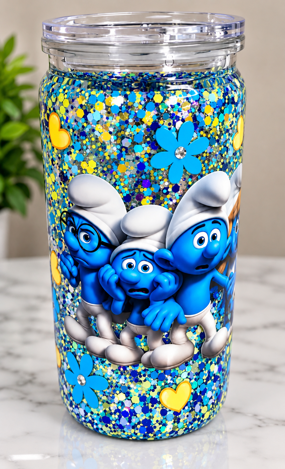 16oz Smurf Tumbler
