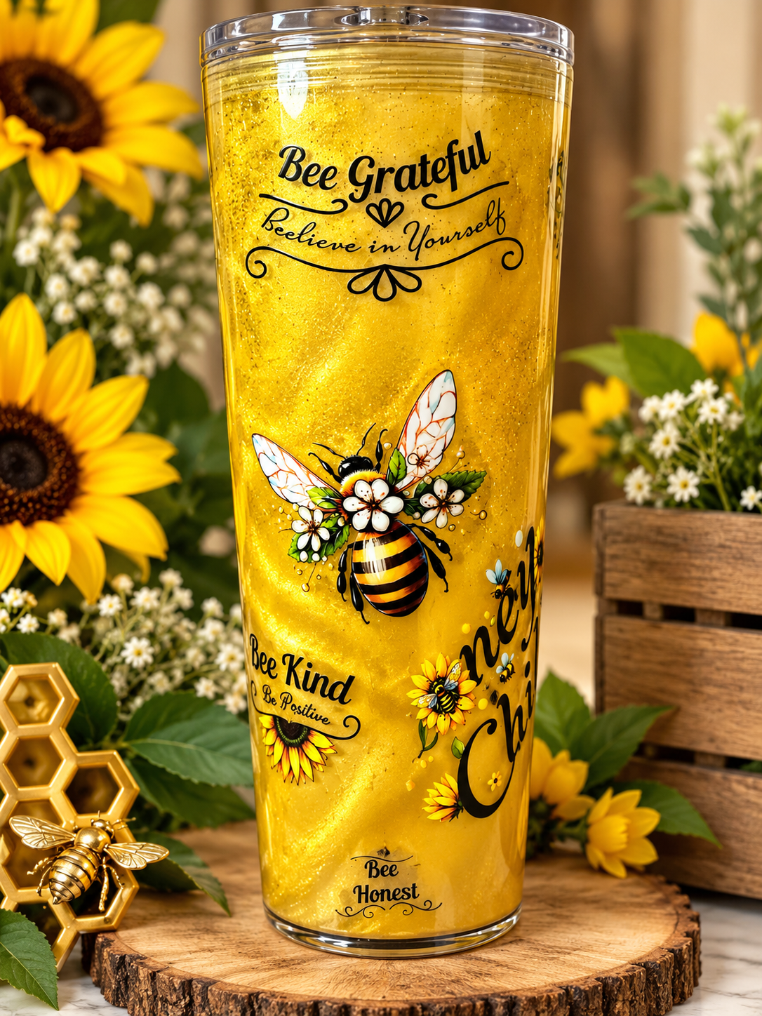 24oz Snowglobe Honey Chill