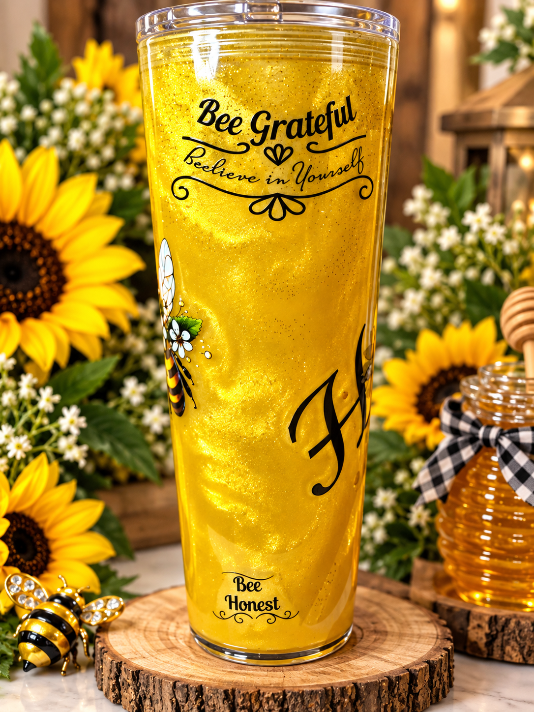24oz Snowglobe Honey Chill