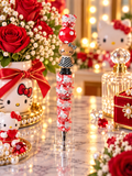 Kitty Red beaded pen