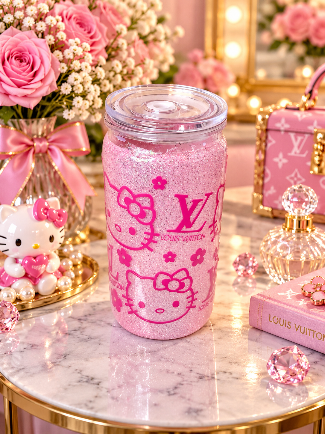16oz Kitty Pink
