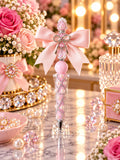 Pretty in Pink Pearl and Bow Beaded Pen